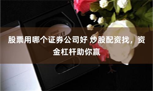 股票用哪个证券公司好 炒股配资找，资金杠杆助你赢