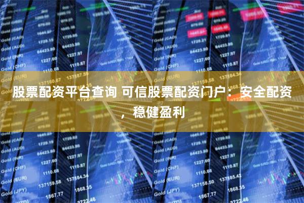 股票配资平台查询 可信股票配资门户：安全配资，稳健盈利